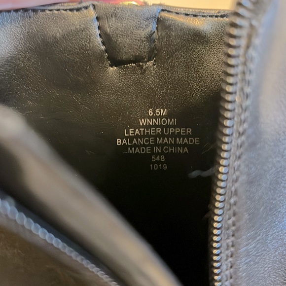 Nine West Size 6.5 Women’s Black Leather Booties - Picture 7 of 7